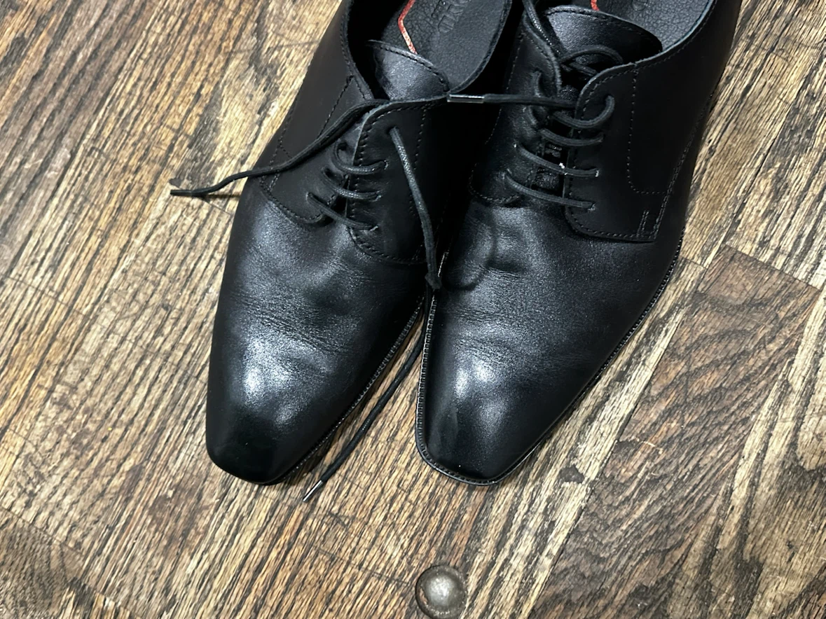 LLOYD Men’s Leonard Black Leather Dress Shoes UK 7 / US 8 - photo 4