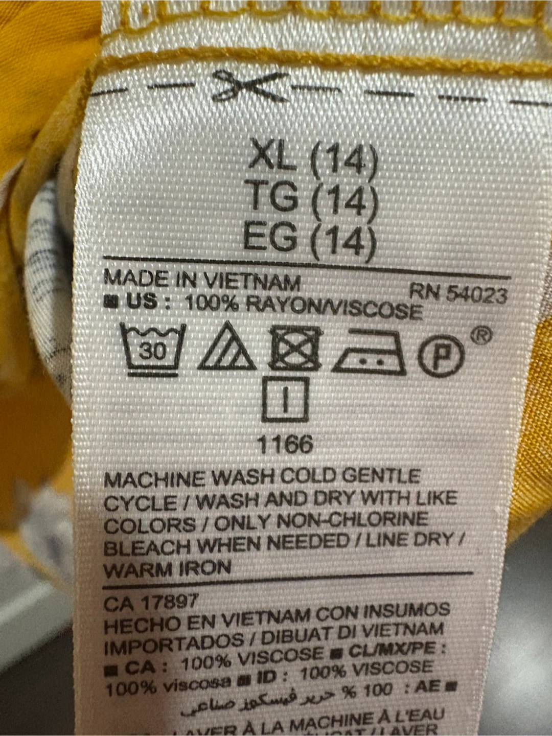 Old Navy Yellow Floral Halter Dress Girls fits M - photo 5