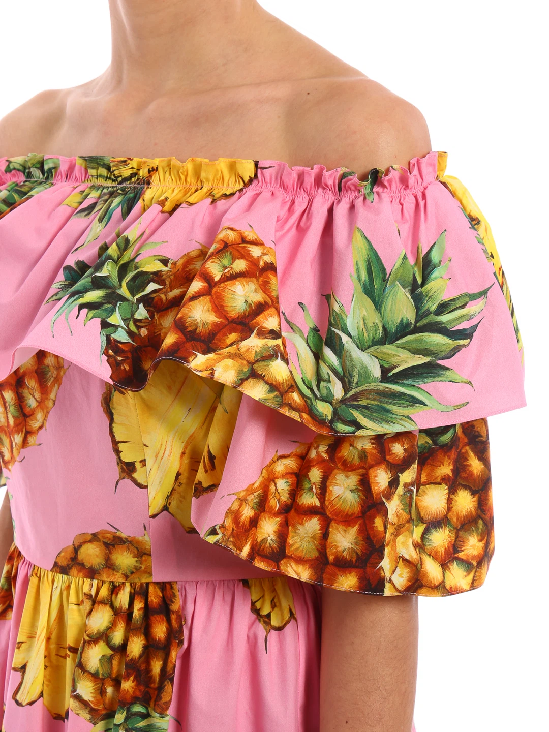 Dolce Gabbana + Zimmerman styled Print Dress