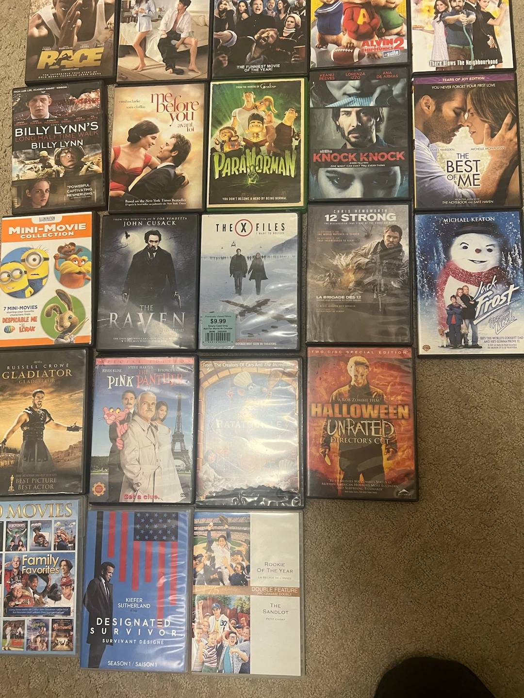 Large Collection of DVD Movies