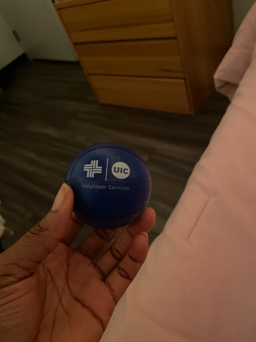 UIC Volunteer Services Stress Ball