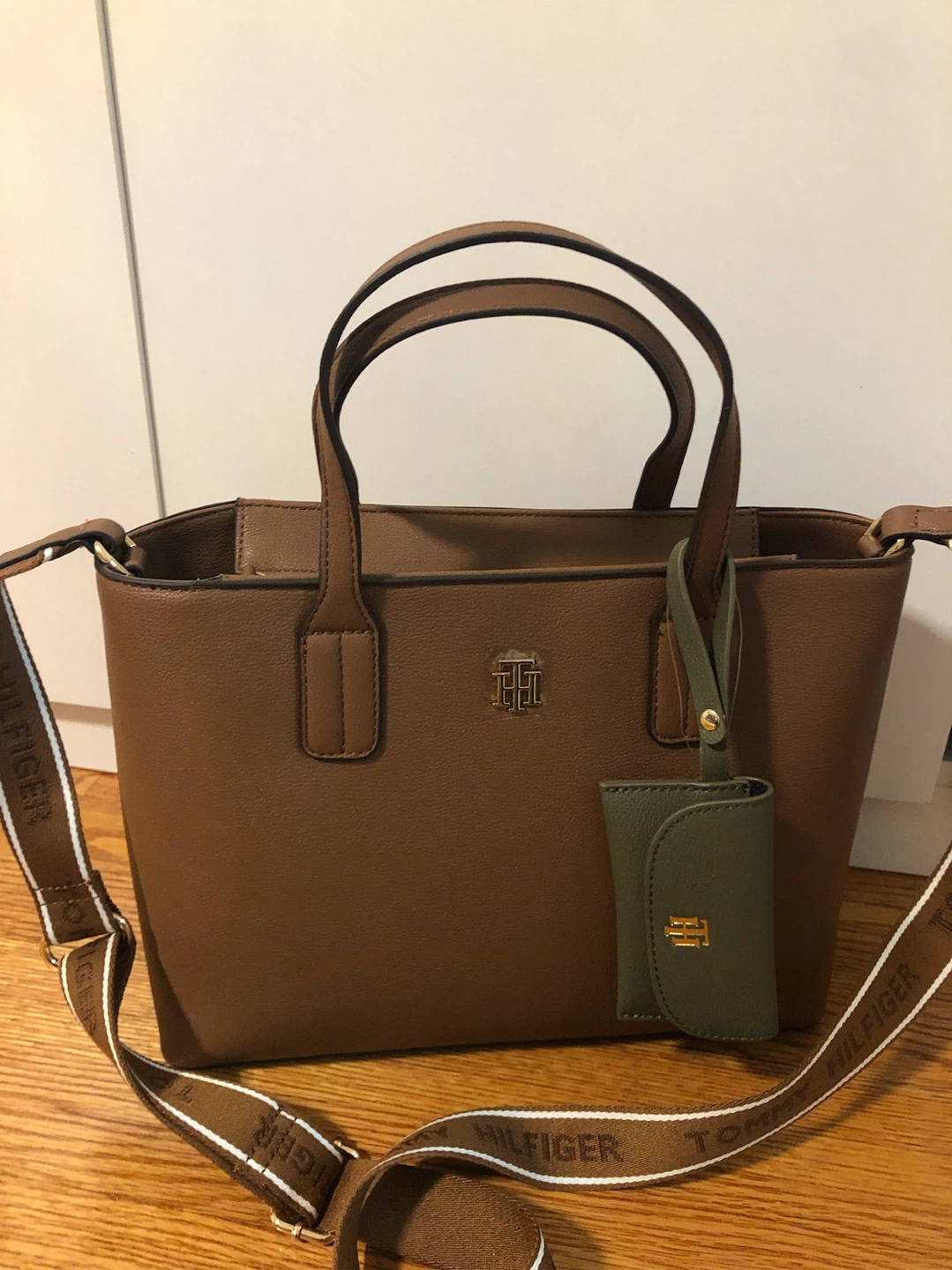 Tommy Hilfiger Brown Tote Bag