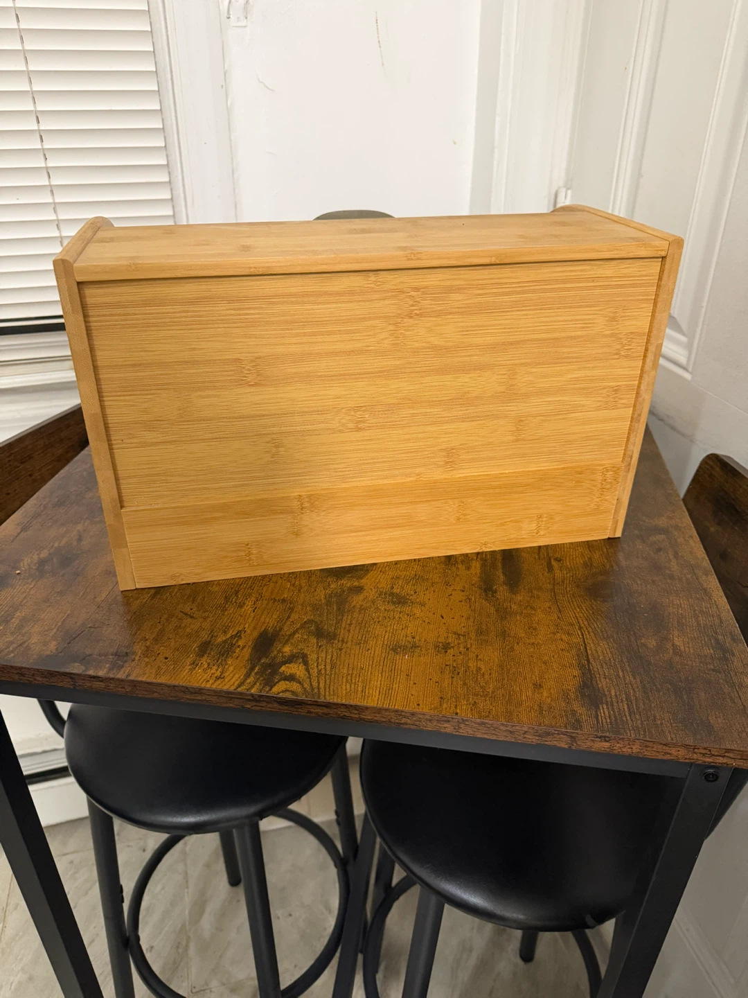 Bamboo Bread Box with Roll Top - photo 5