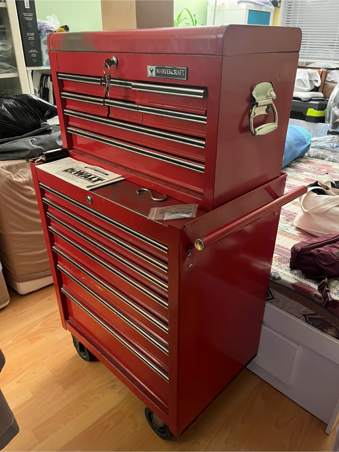 Mastercraft Rolling Tool Cabinet with Chest