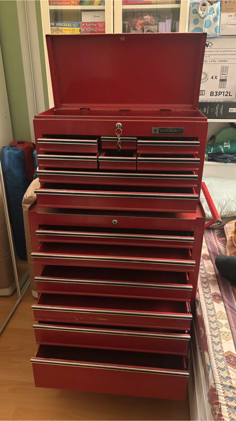 Mastercraft Rolling Tool Cabinet with Chest - photo 5