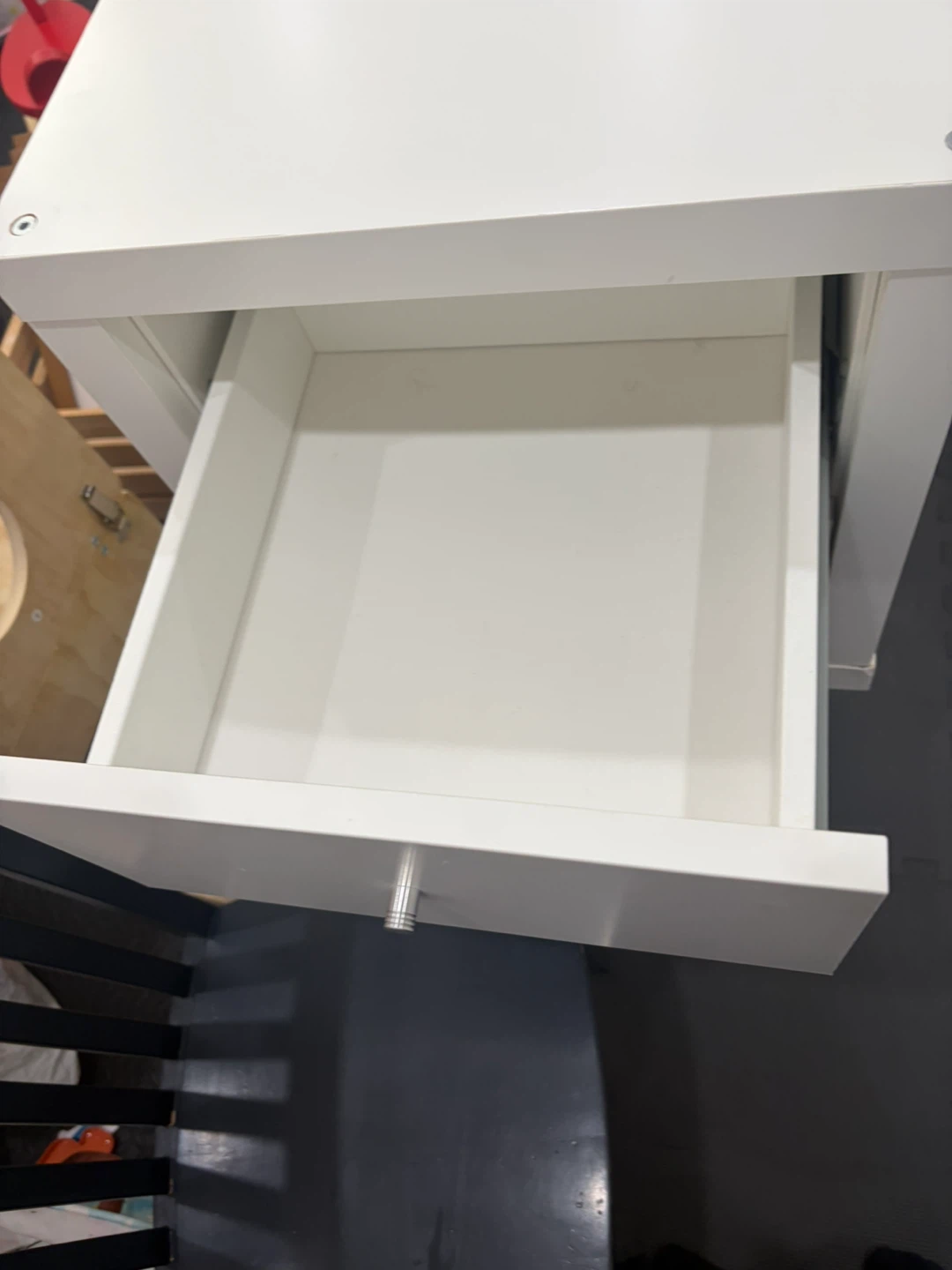 IKEA White Two-Drawer Nightstand - photo 2