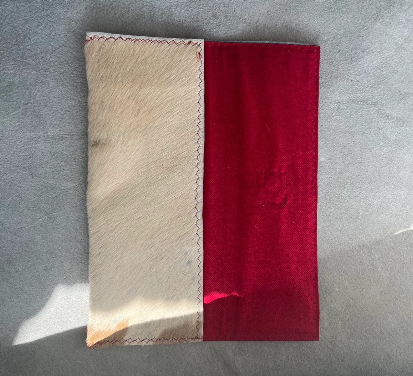 Cowhide handmade clutch - photo 4
