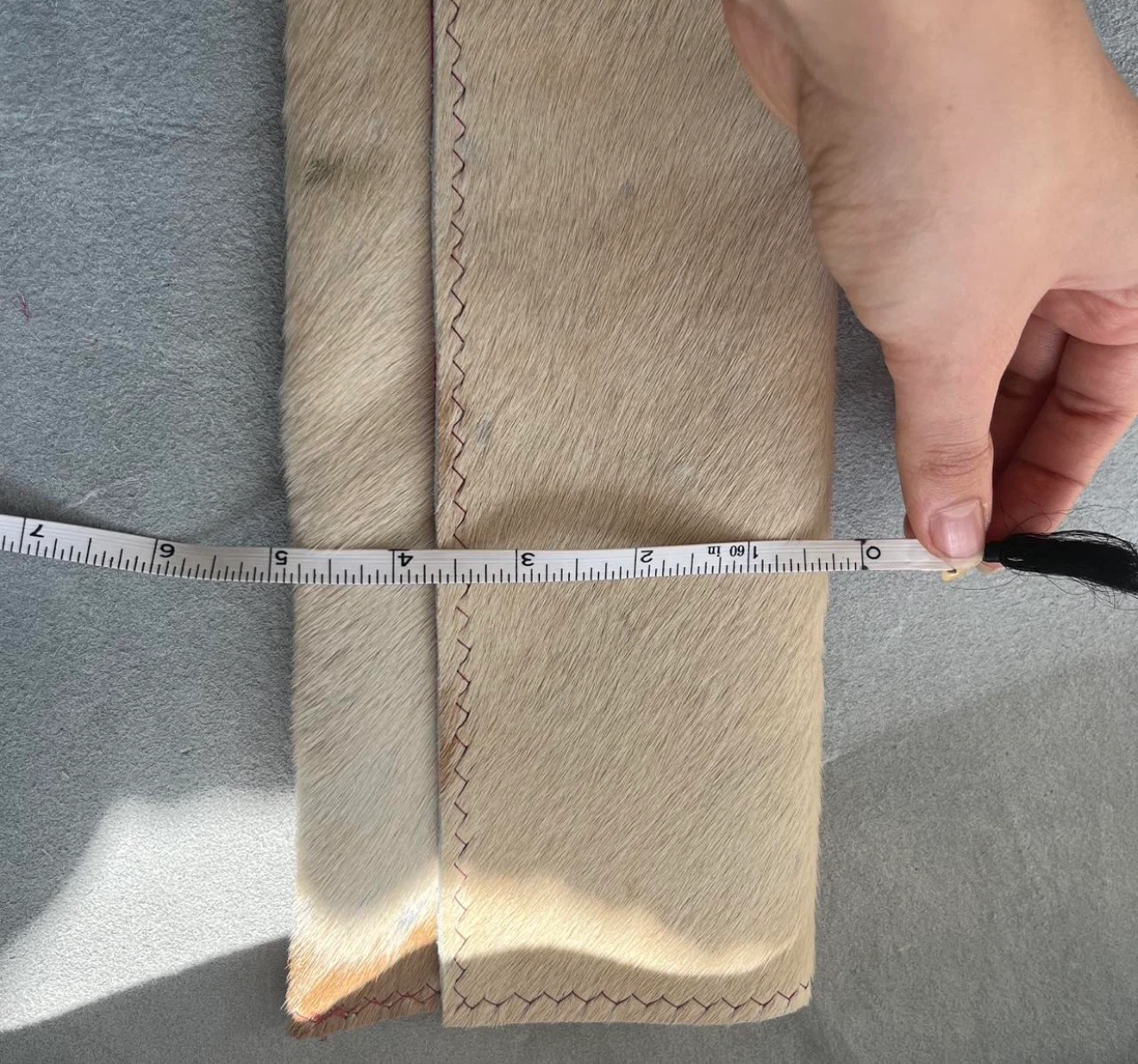 Cowhide handmade clutch - photo 5