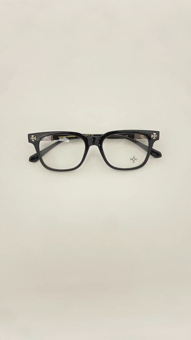 Chrome Hearts Black Eyeglasses