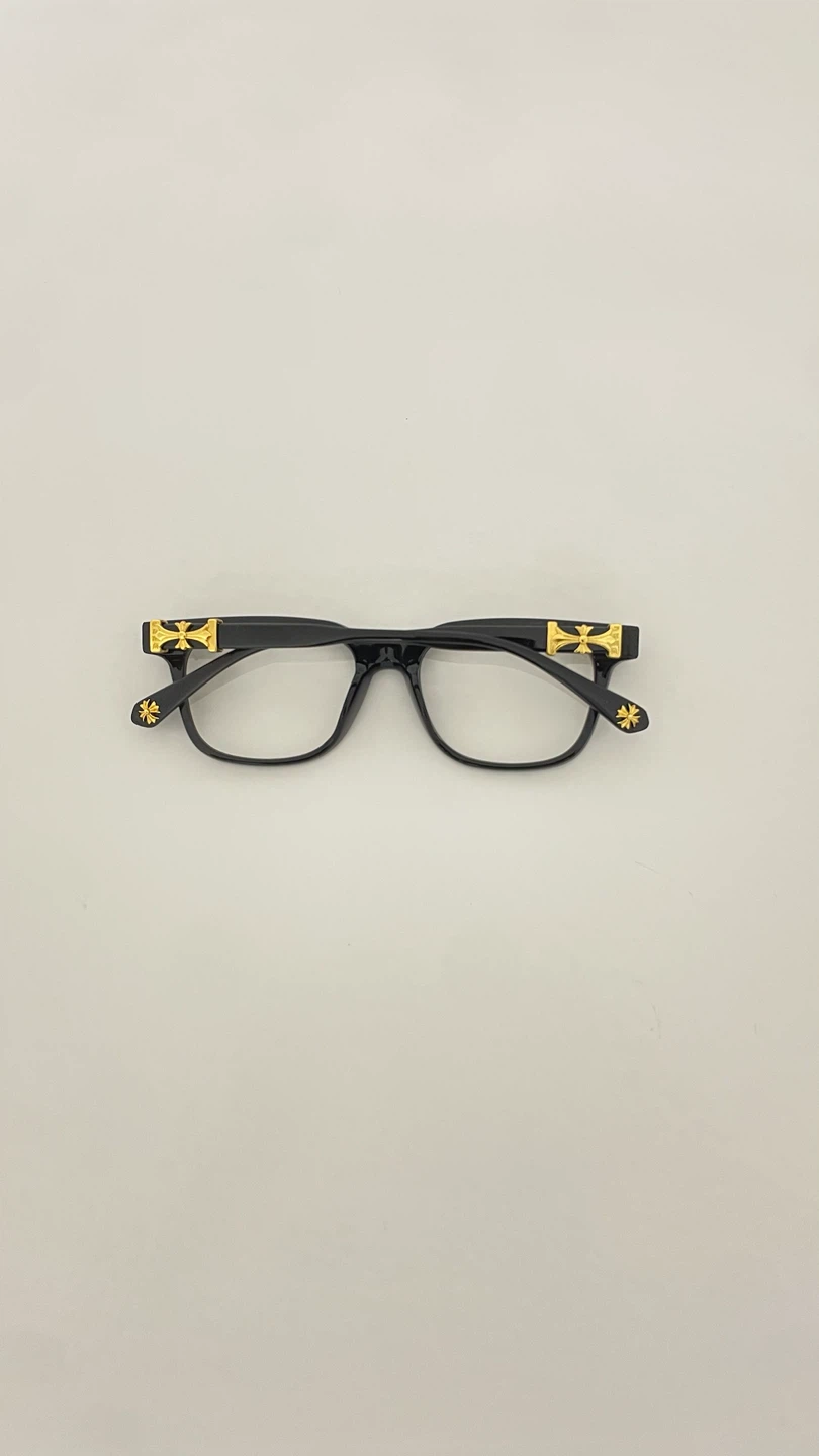 Chrome Hearts glasses with gold accents - photo 2