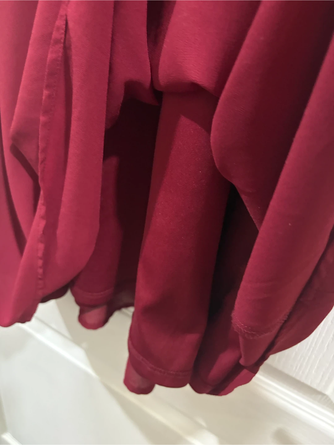 Monteau Burgundy Halter Dress L fits M - photo 2