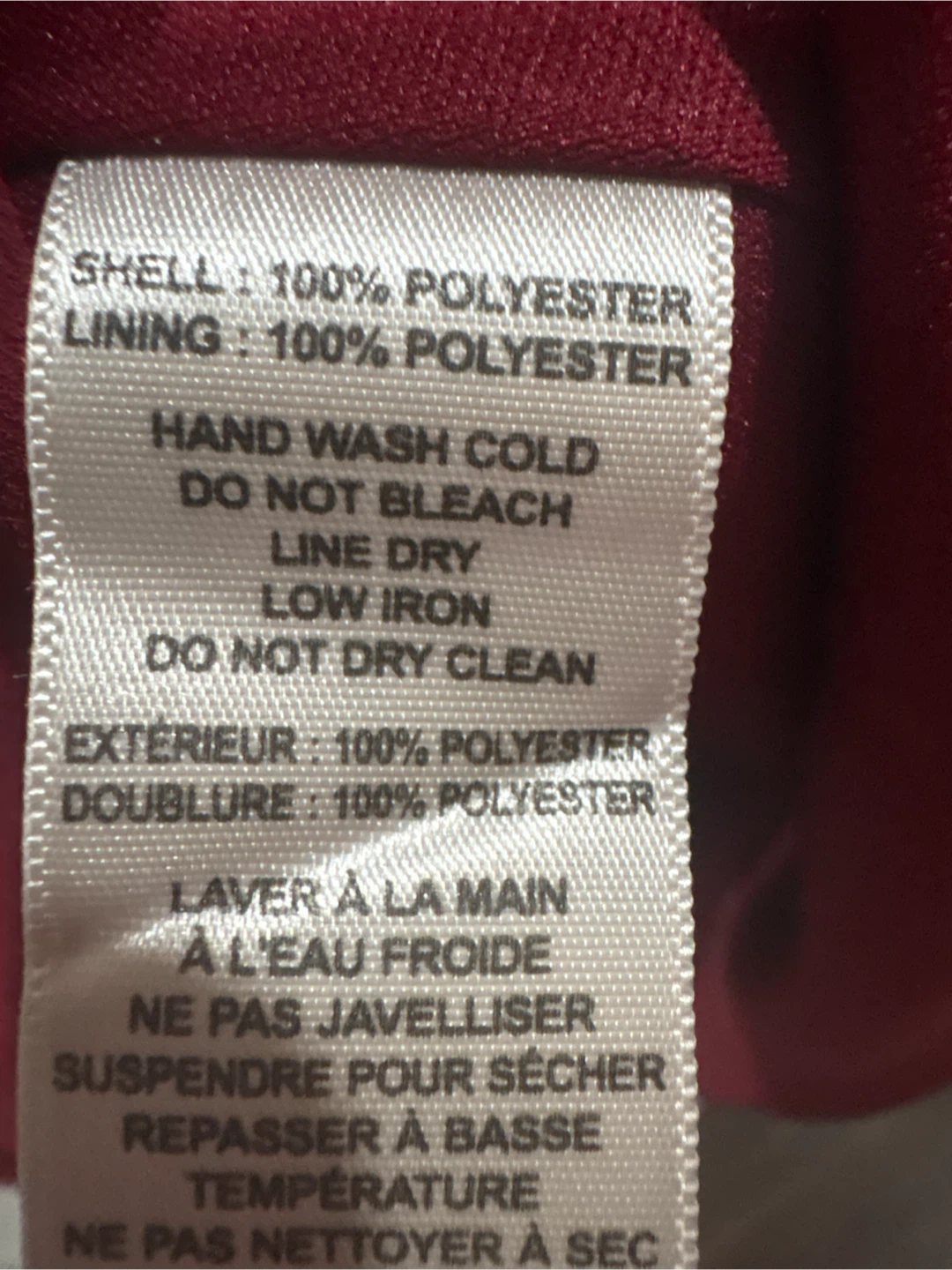 Monteau Burgundy Halter Dress L fits M - photo 5