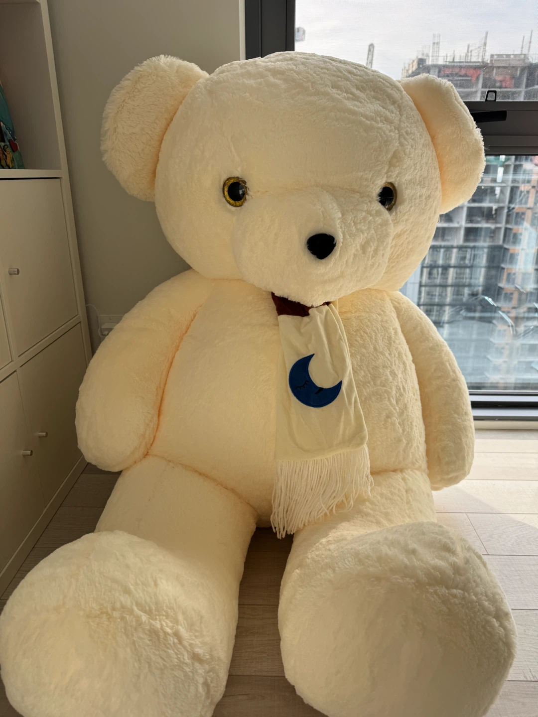 🧸 GIANT Cream White Teddy Bear 🧸