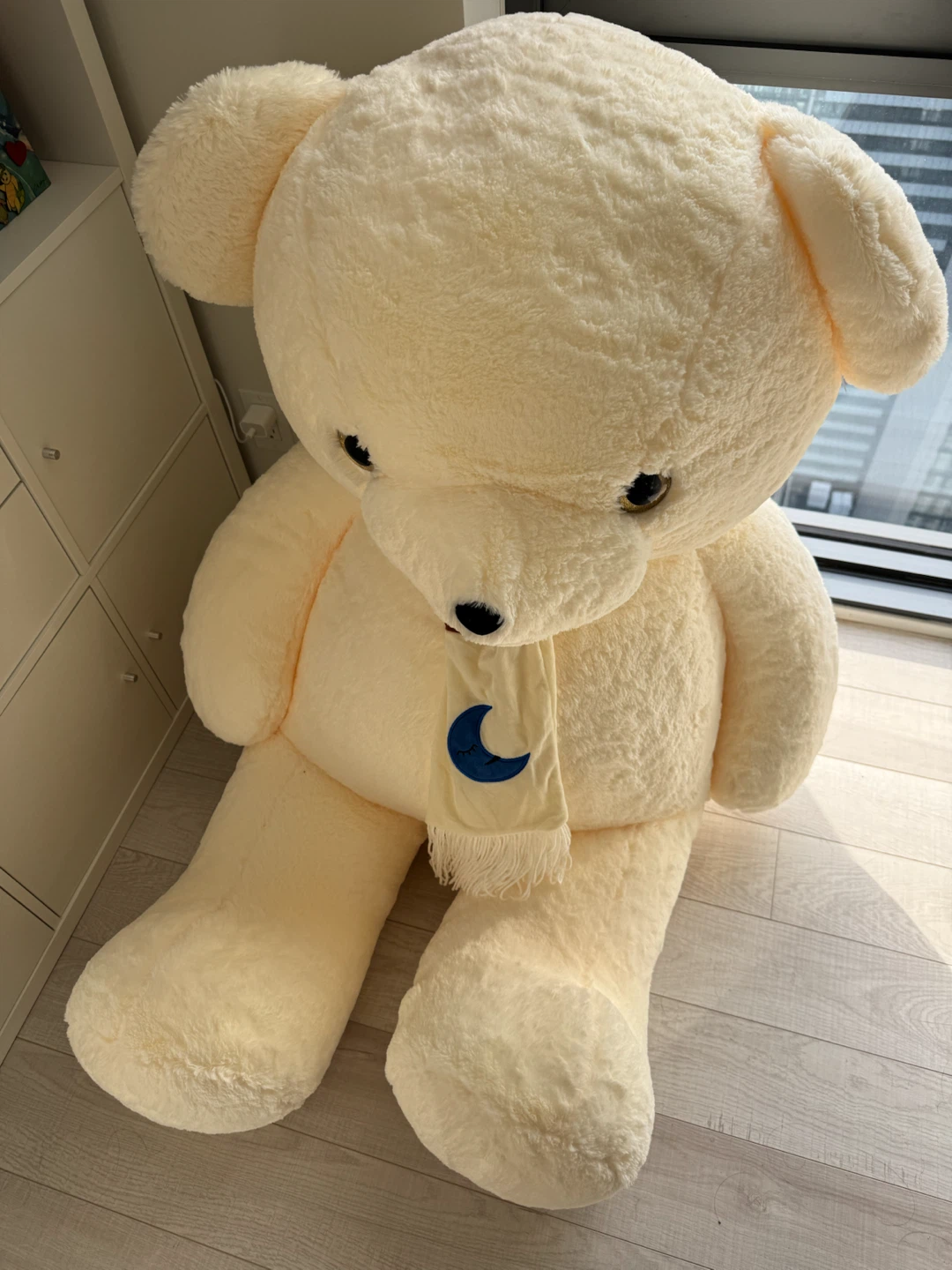 🧸 GIANT Cream White Teddy Bear 🧸 - photo 2