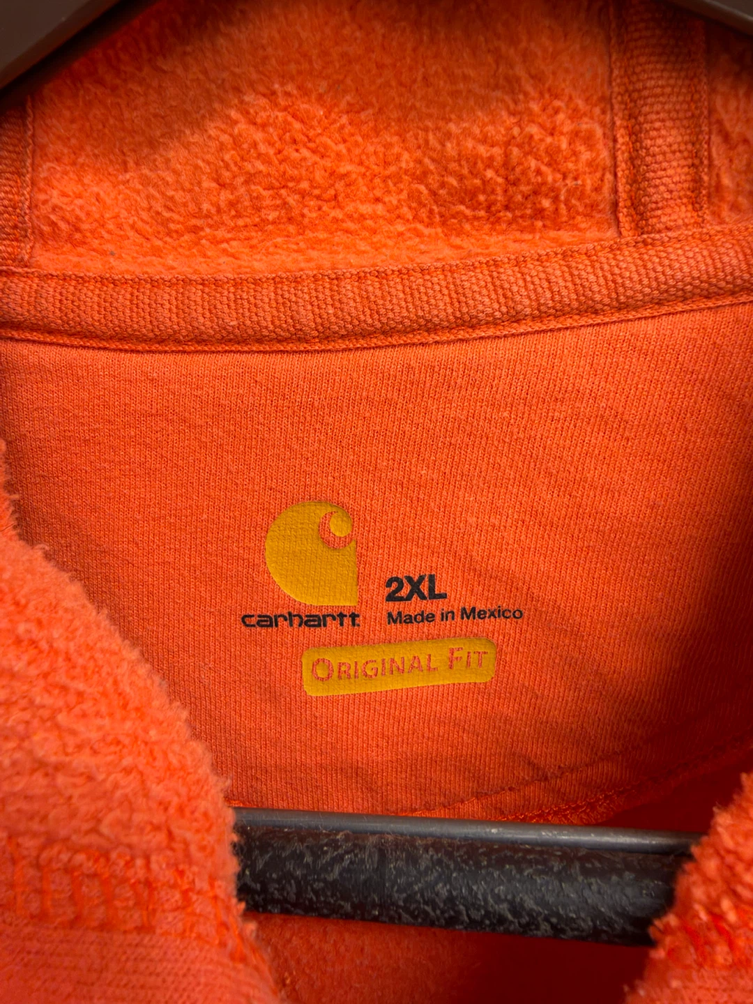 Carhartt Original Fit Zip Hoodie Orange 2XL - photo 4