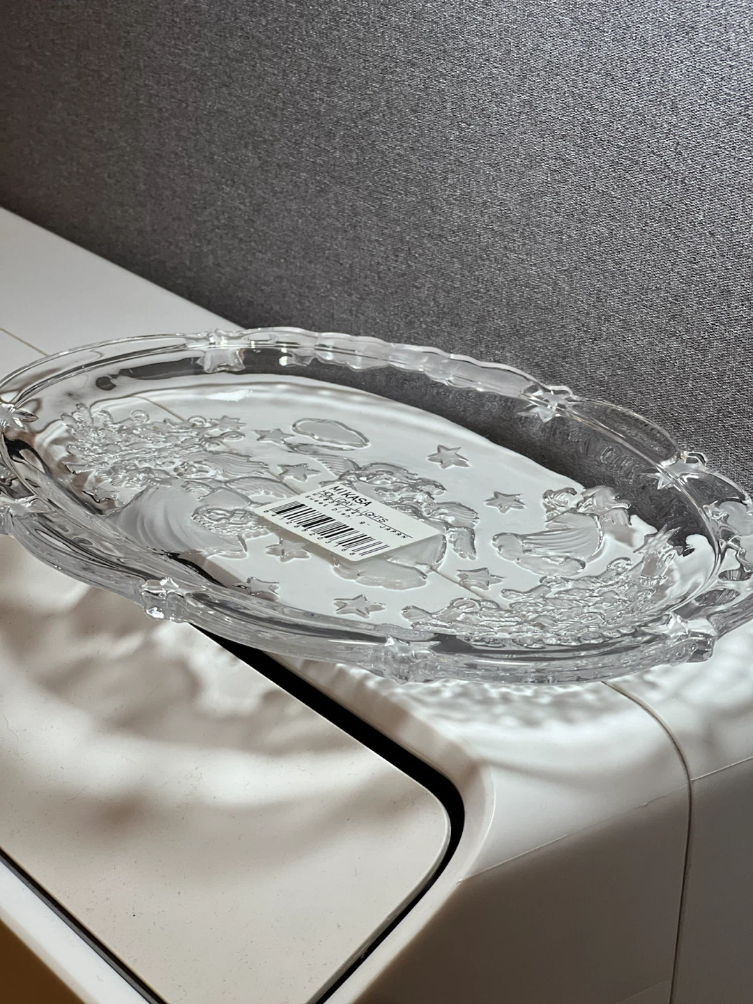 Mikasa "Holiday Lights" 9" Glass / Christmas Candy Plate (NIB) - photo 5