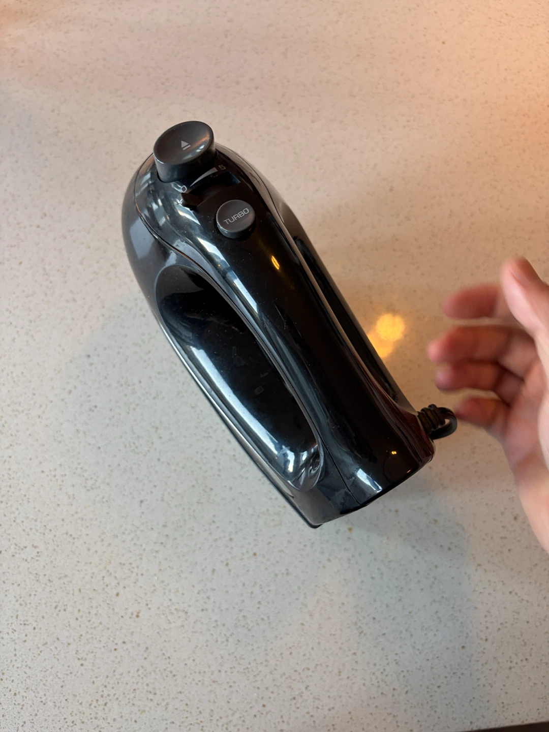 Black Hand Mixer with Attachments - photo 3