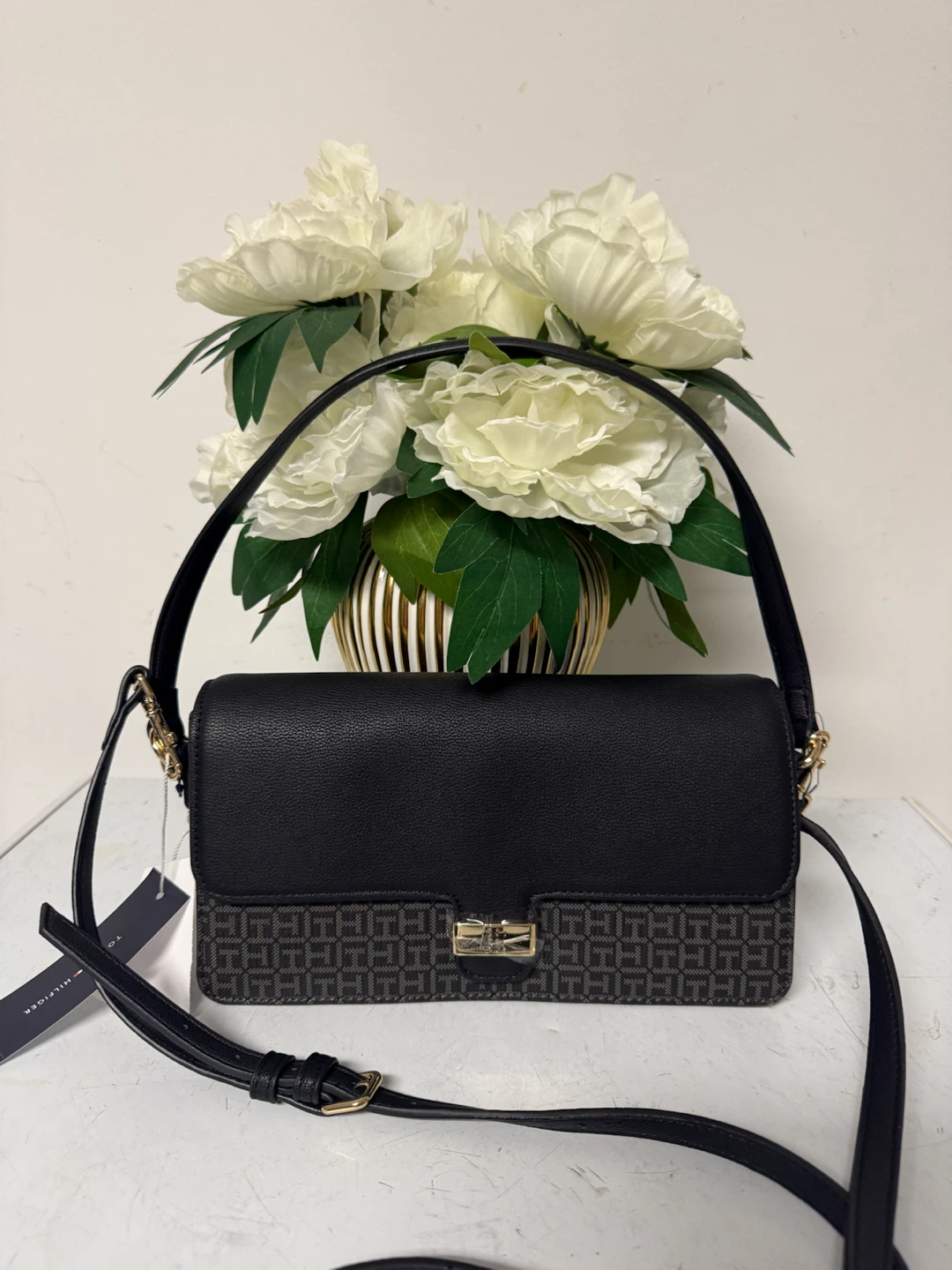 Tommy Hilfiger Monogram Shoulder Bag