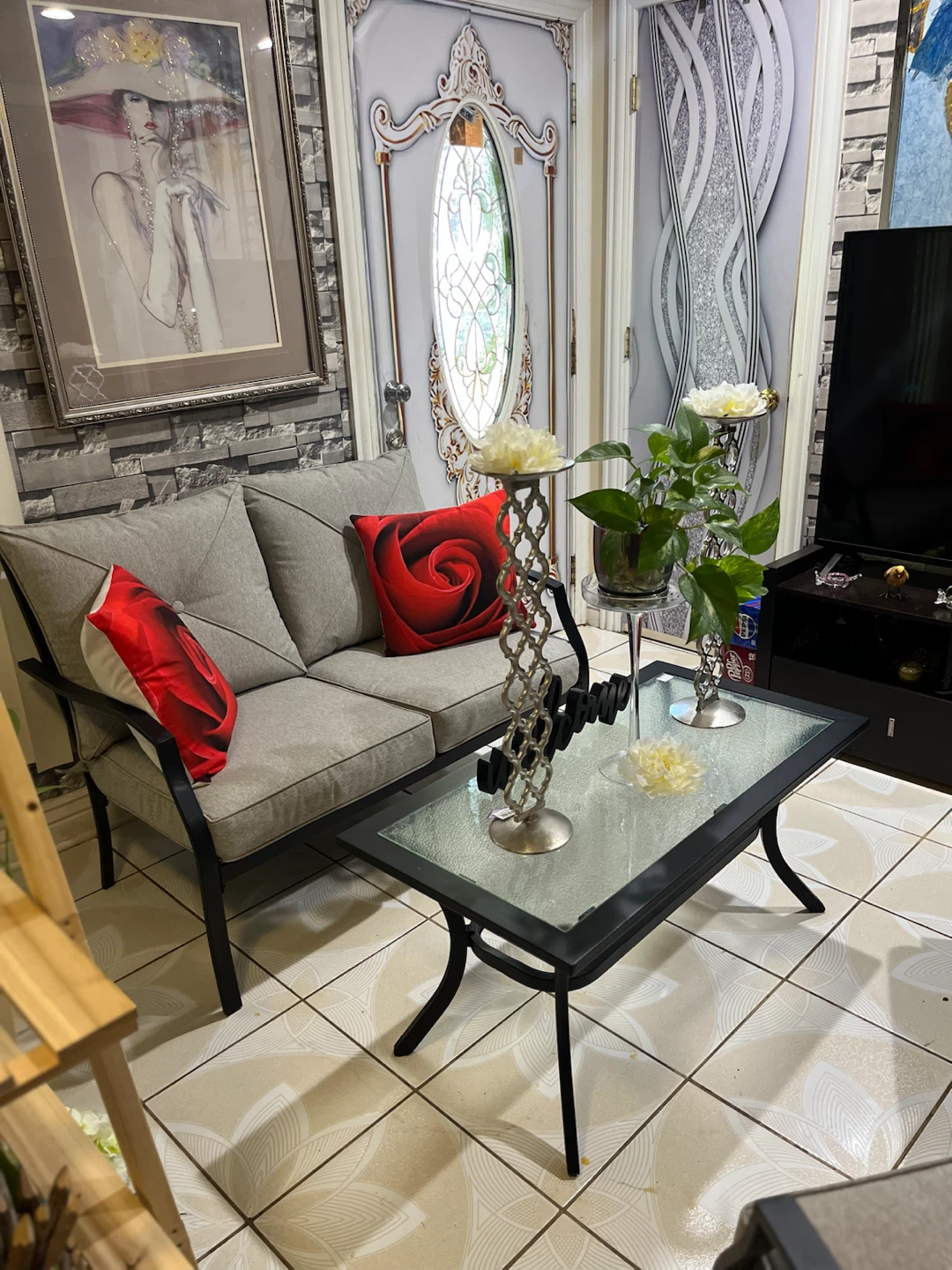 4-Piece Metal Sofa Set - photo 2