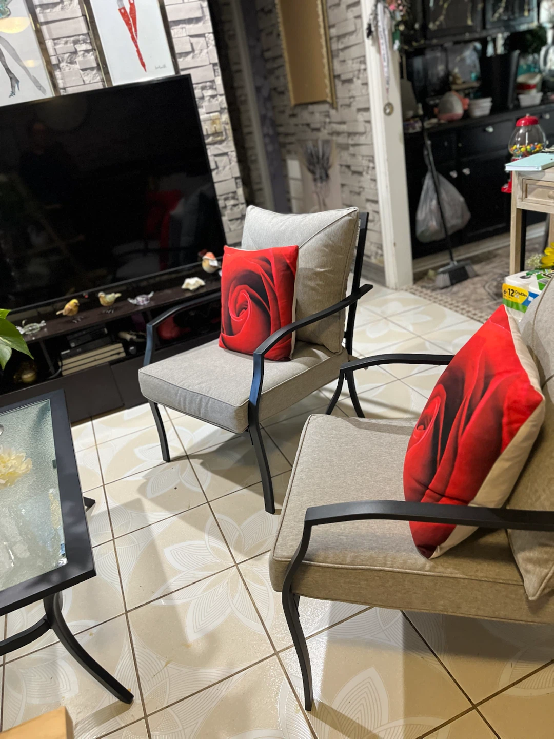 4-Piece Metal Sofa Set - photo 4