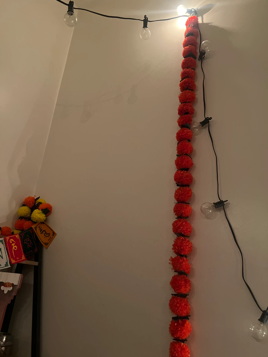 Artificial Marigold Flower Garlands - photo 2