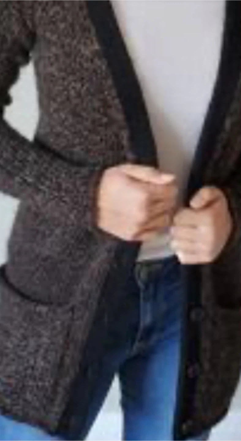Aritzia Brown Knit Cardigan - photo 2
