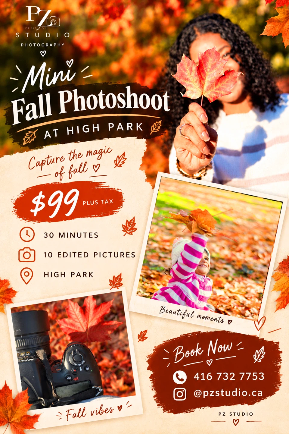 PZ Studio Mini Fall Photoshoot