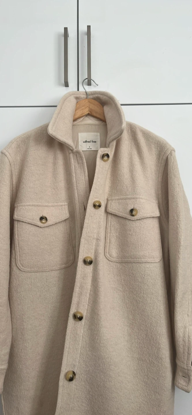 Wilfred Free Wool-Blend Shacket - photo 2