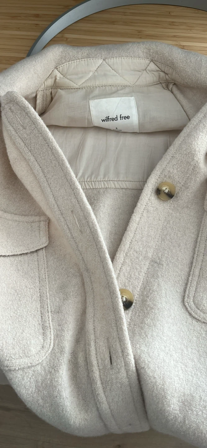 Wilfred Free Wool-Blend Shacket - photo 4