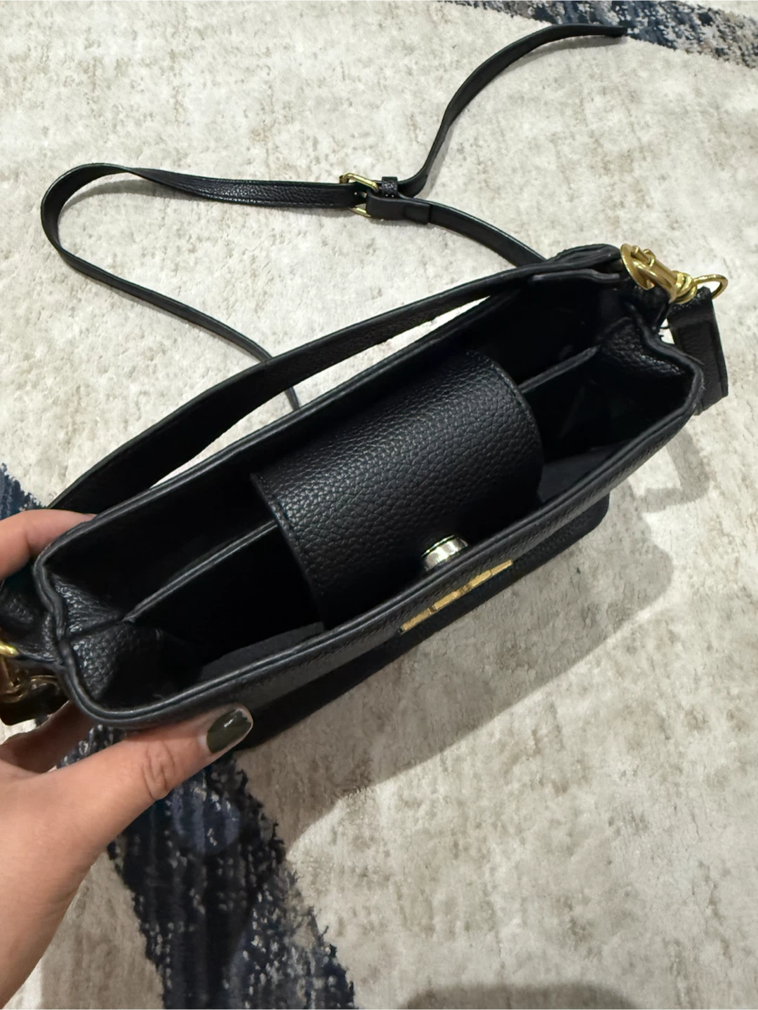Tory Burch Black Pebble Leather Crossbody Bag - photo 3