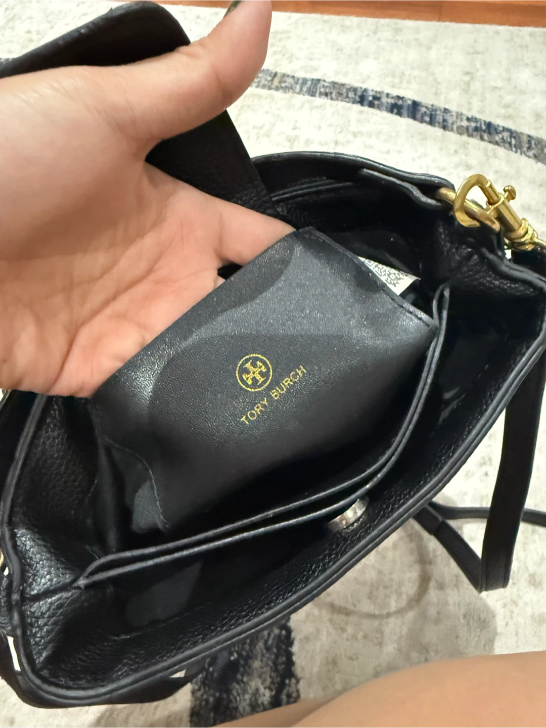 Tory Burch Black Pebble Leather Crossbody Bag - photo 4