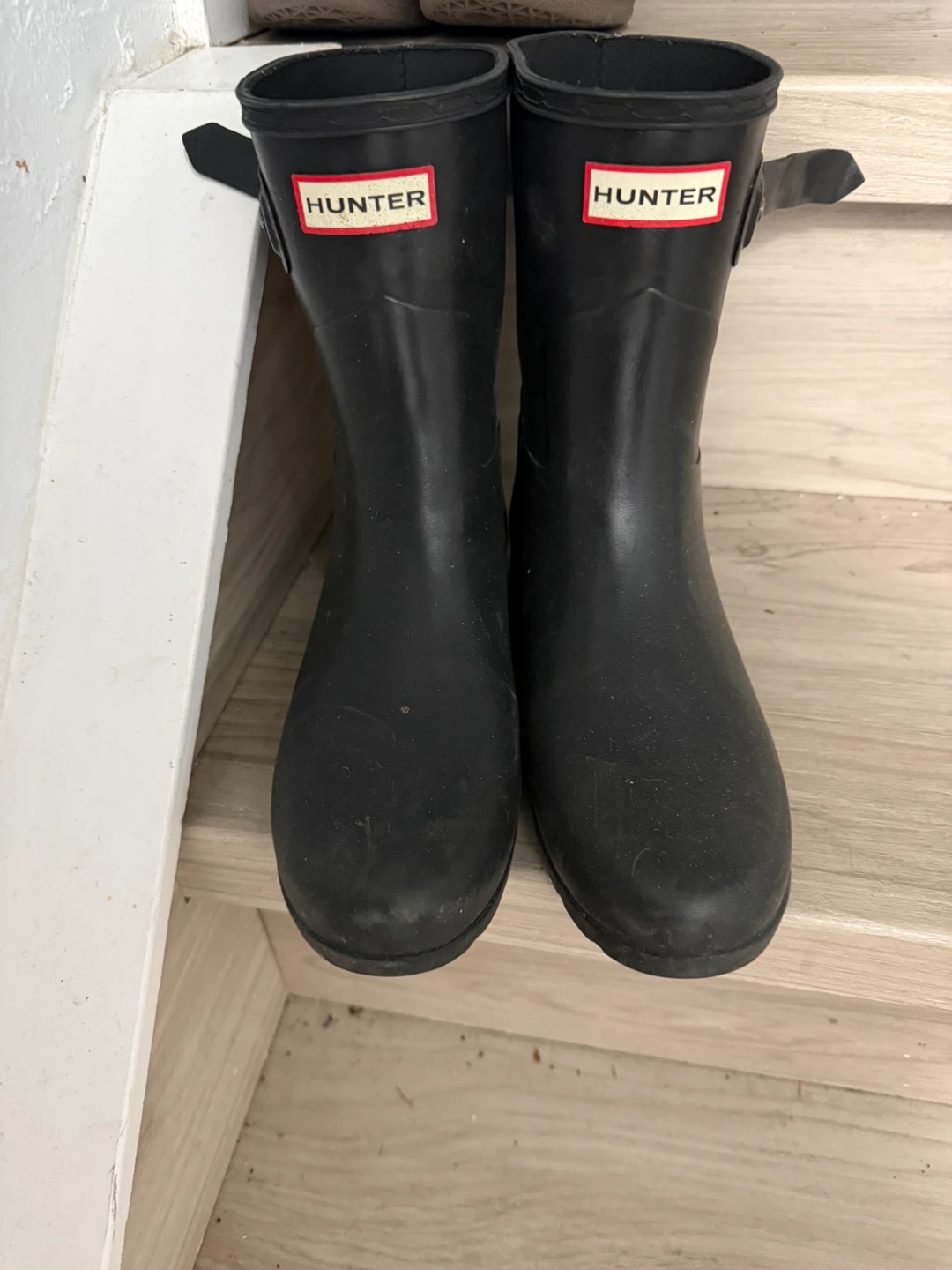 Black Hunter Short Rain Boots