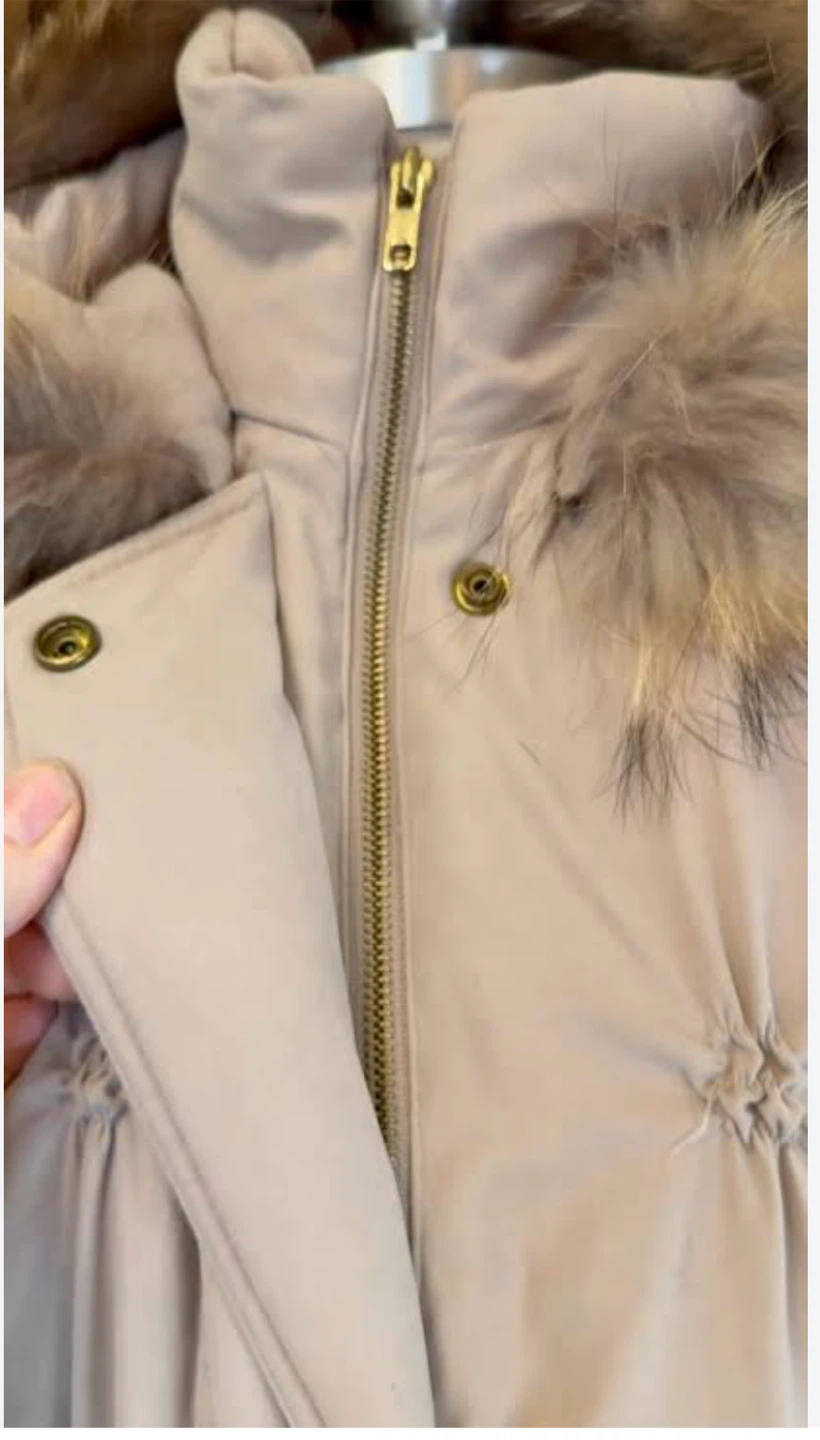 Rudsak Beige Down Parka beautiful colour - photo 4