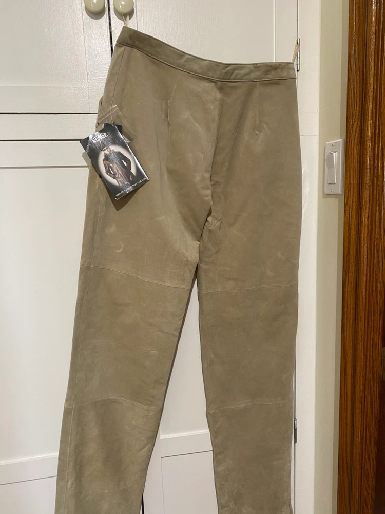 Nuage Suede Leather Pants Size 16