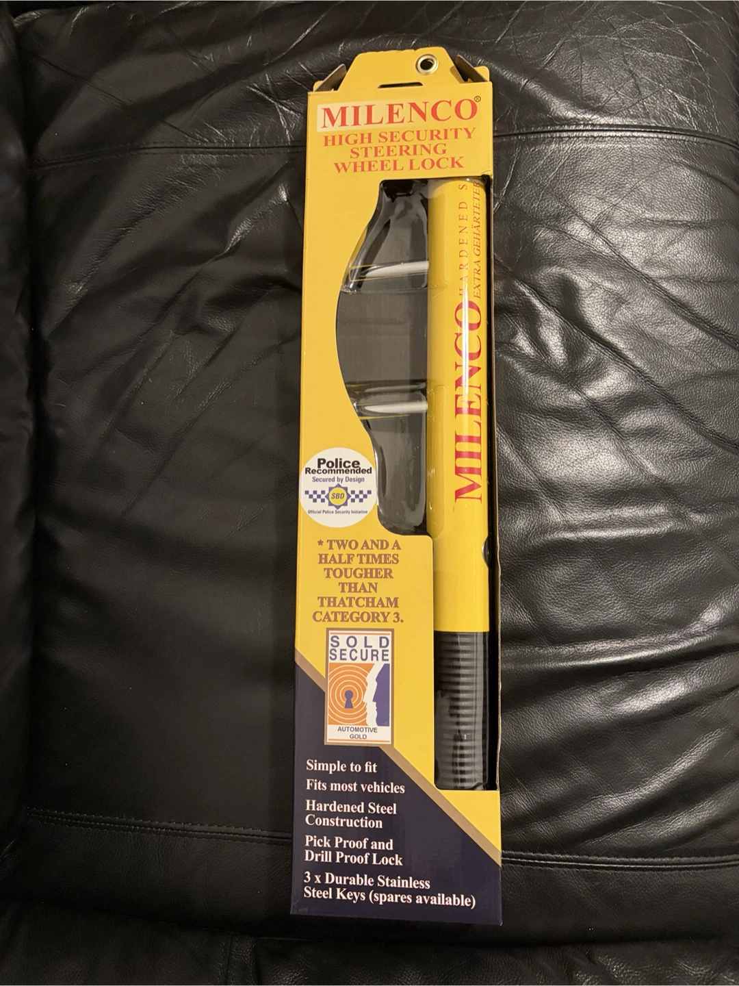High Security Steering Wheel Lock