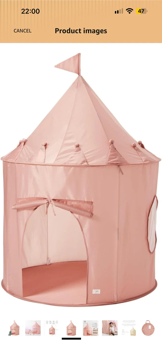 Childrens Play Tent - Pink - photo 2