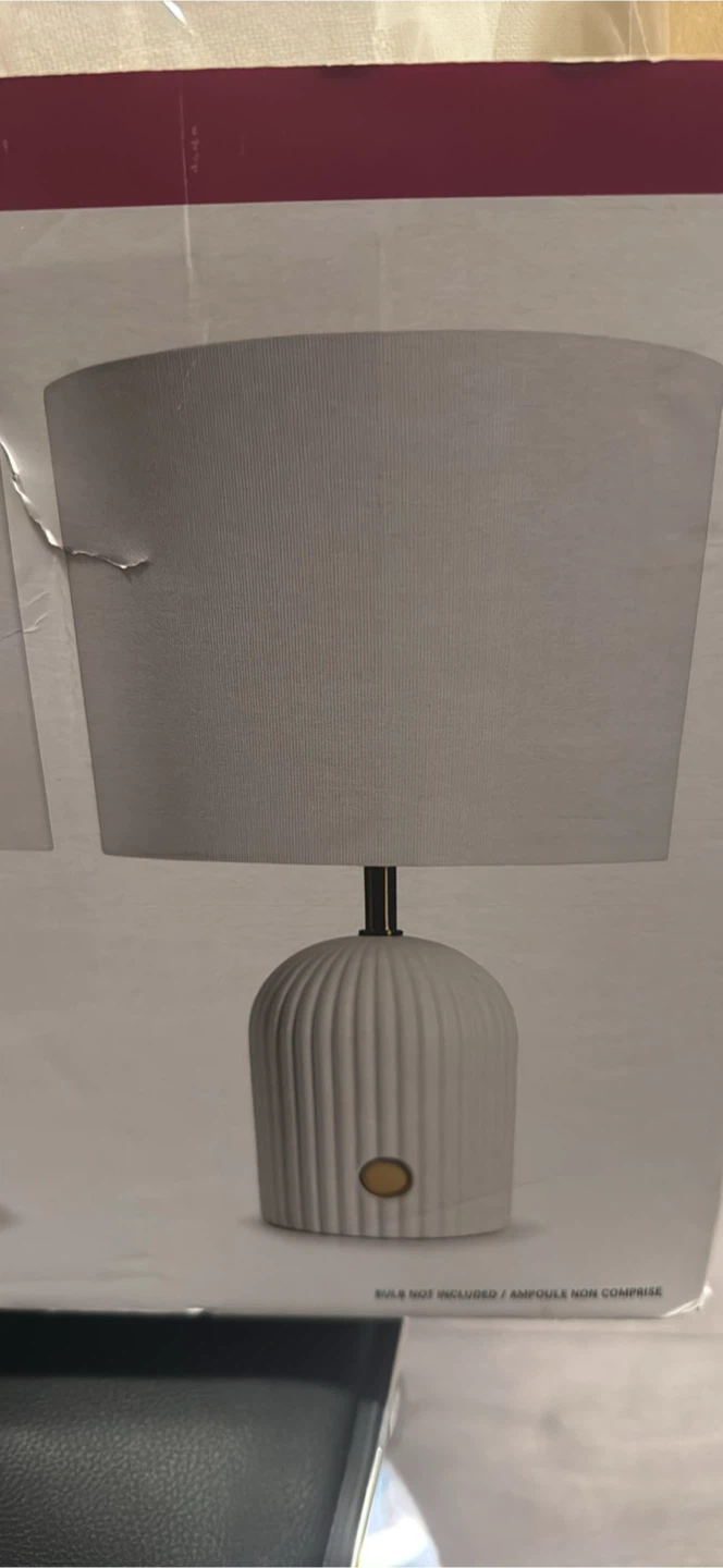 Set of Two Ribbed Table Lamps - photo 3