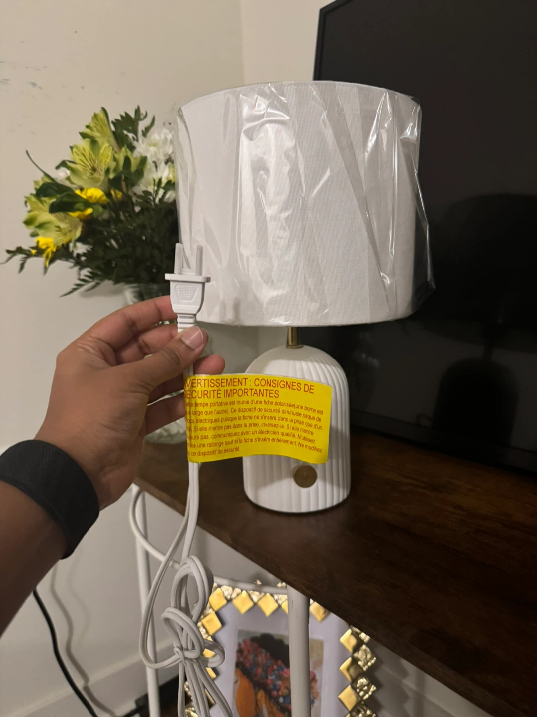 Set of Two Ribbed Table Lamps - photo 4