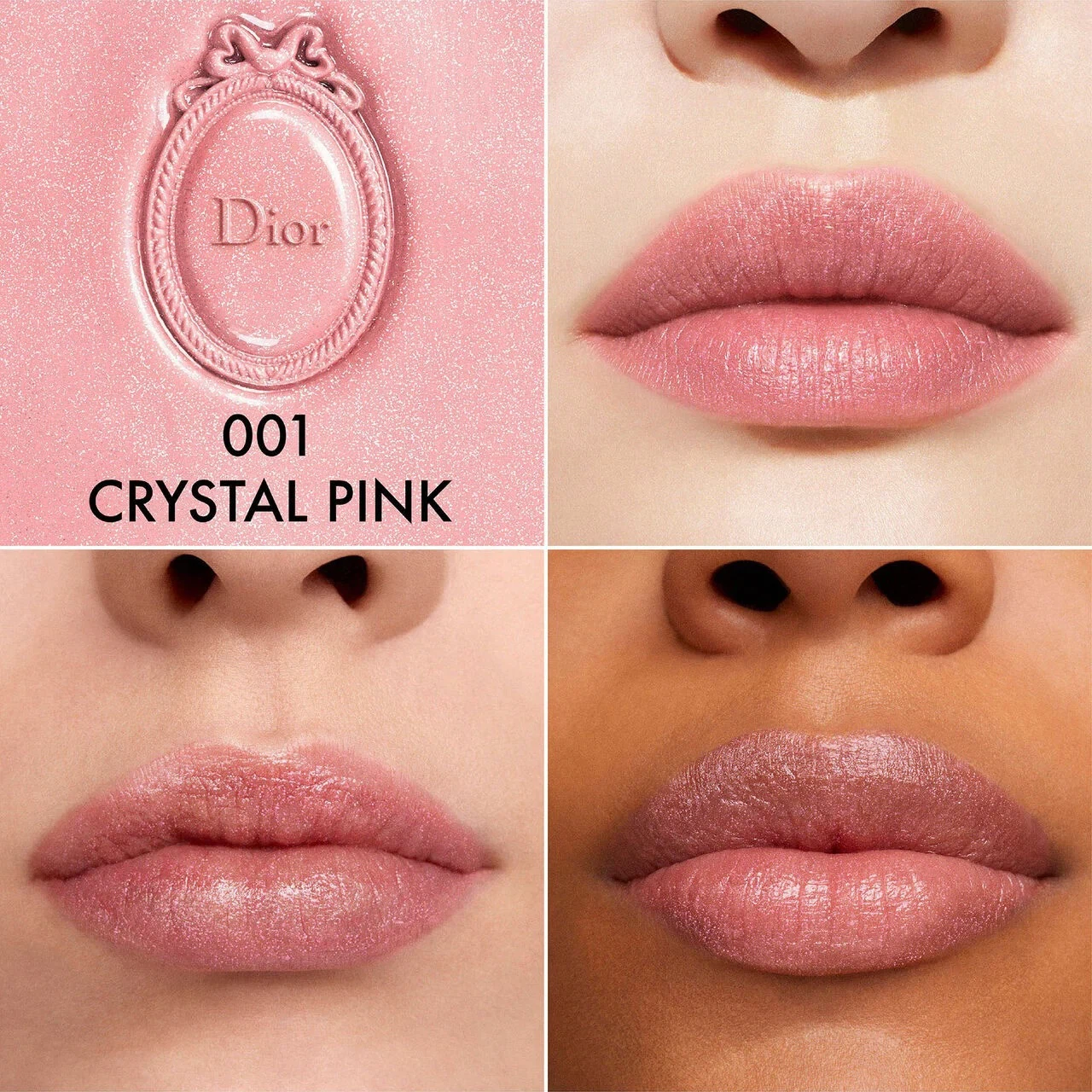 BRAND NEW 🥕 Dior Médaillon Glitter Lip Balm (001 Crystal Pink) - photo 2