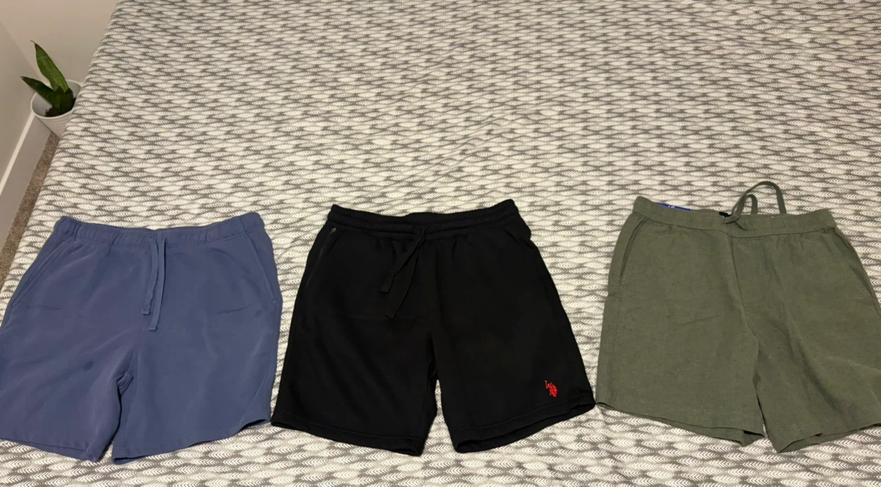Men’s Casual Shorts 3-Pack (M/L) - GAP, U.S. Polo, Cory Vines