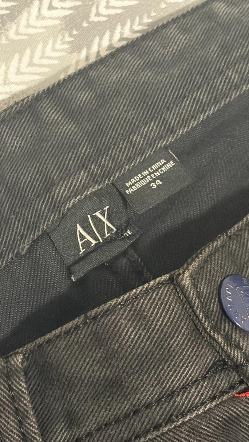 Armani Exchange (A|X) Dark Wash Jeans - Size 34 - photo 2