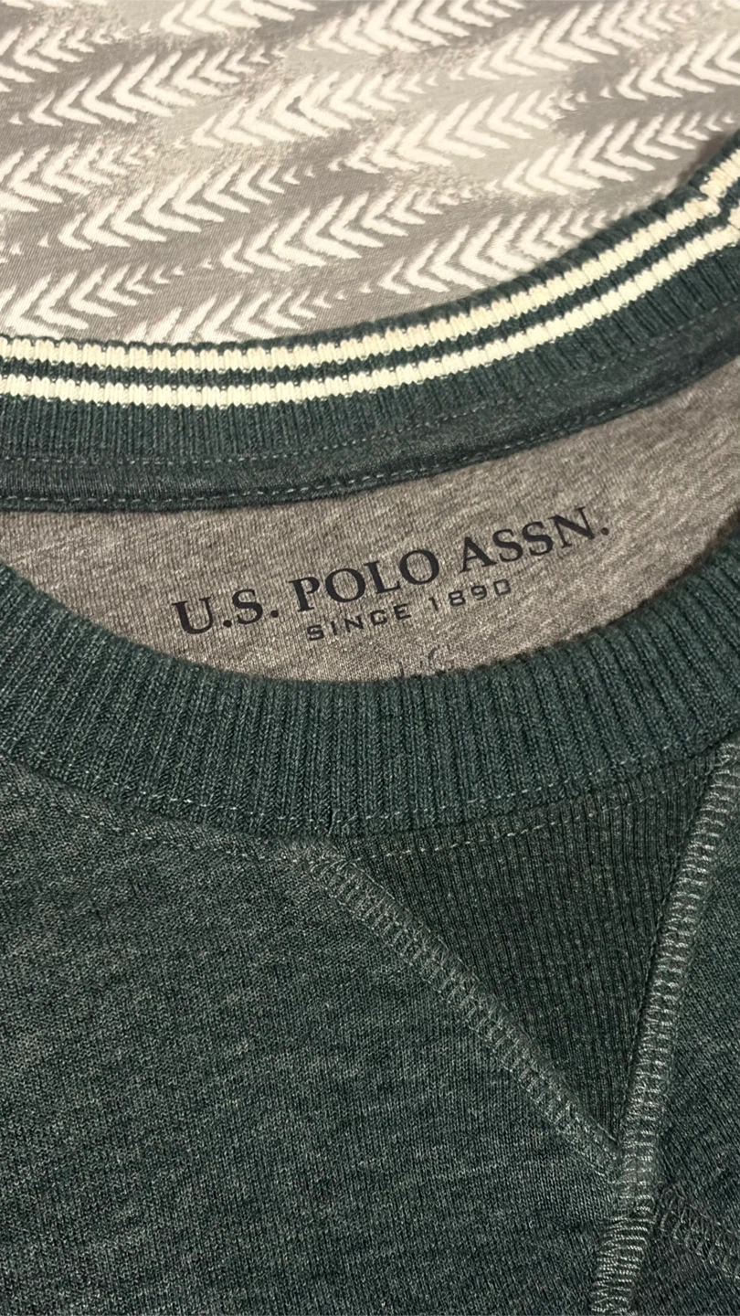 U.S. Polo Assn. Men’s Crewneck Sweatshirt - Size Large - photo 2