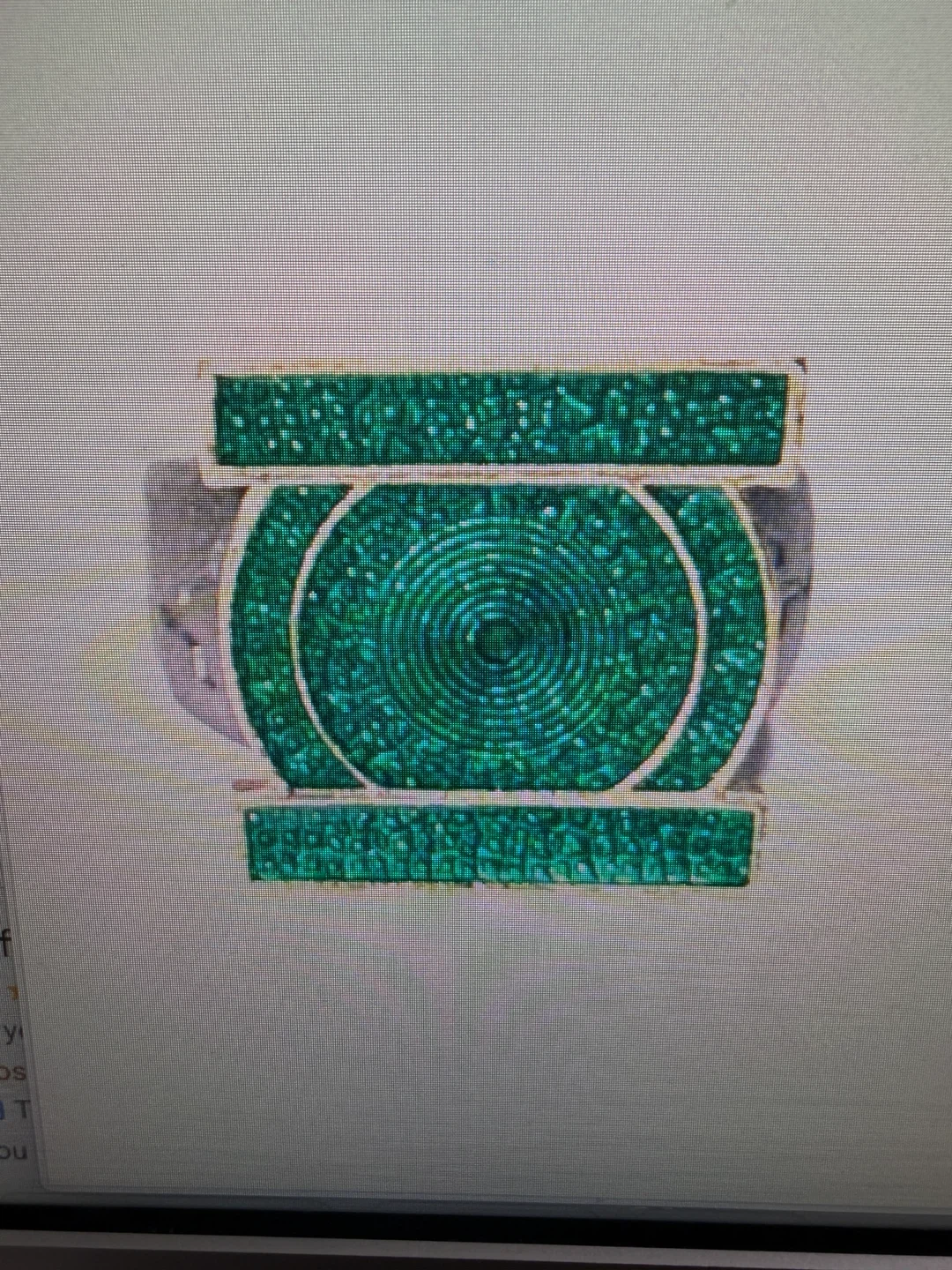Justice League Green Lantern Power Ring Size 12 - photo 2