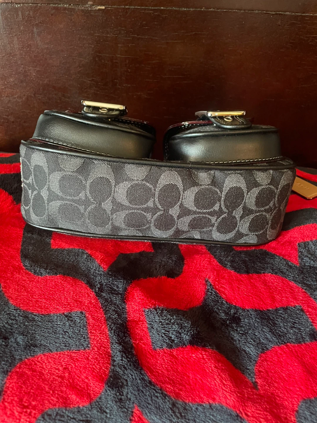 Coach Ashton Baguette in Signature Denim Shoulder - photo 4