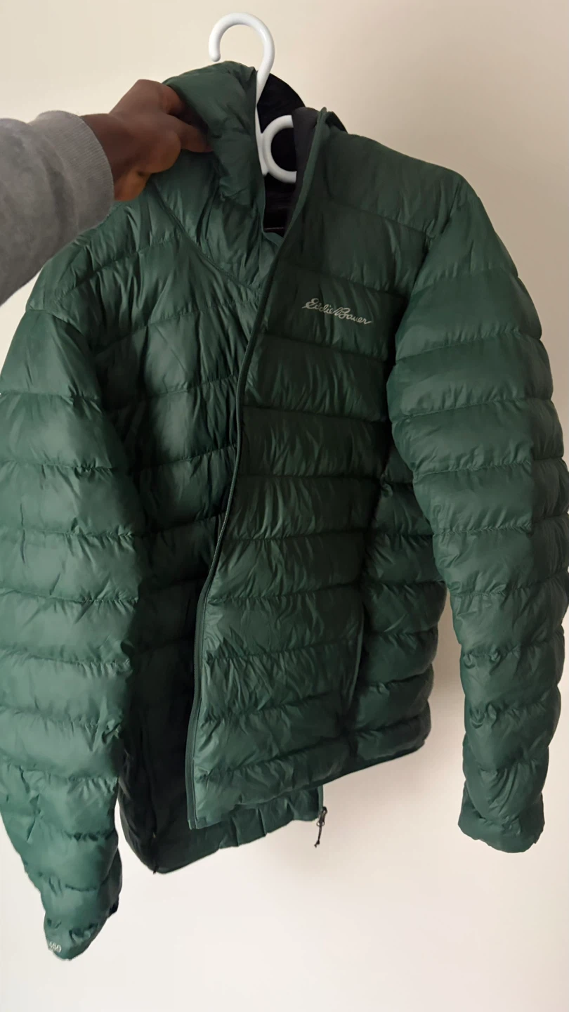 Eddie Bauer Men’s Hooded Down Puffer Jacket - Size Large