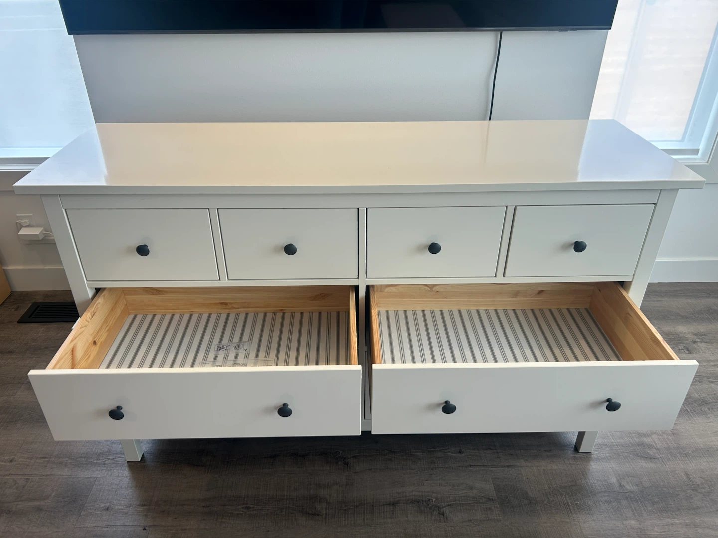 IKEA HEMNES dresser white with 8 drawers - photo 3