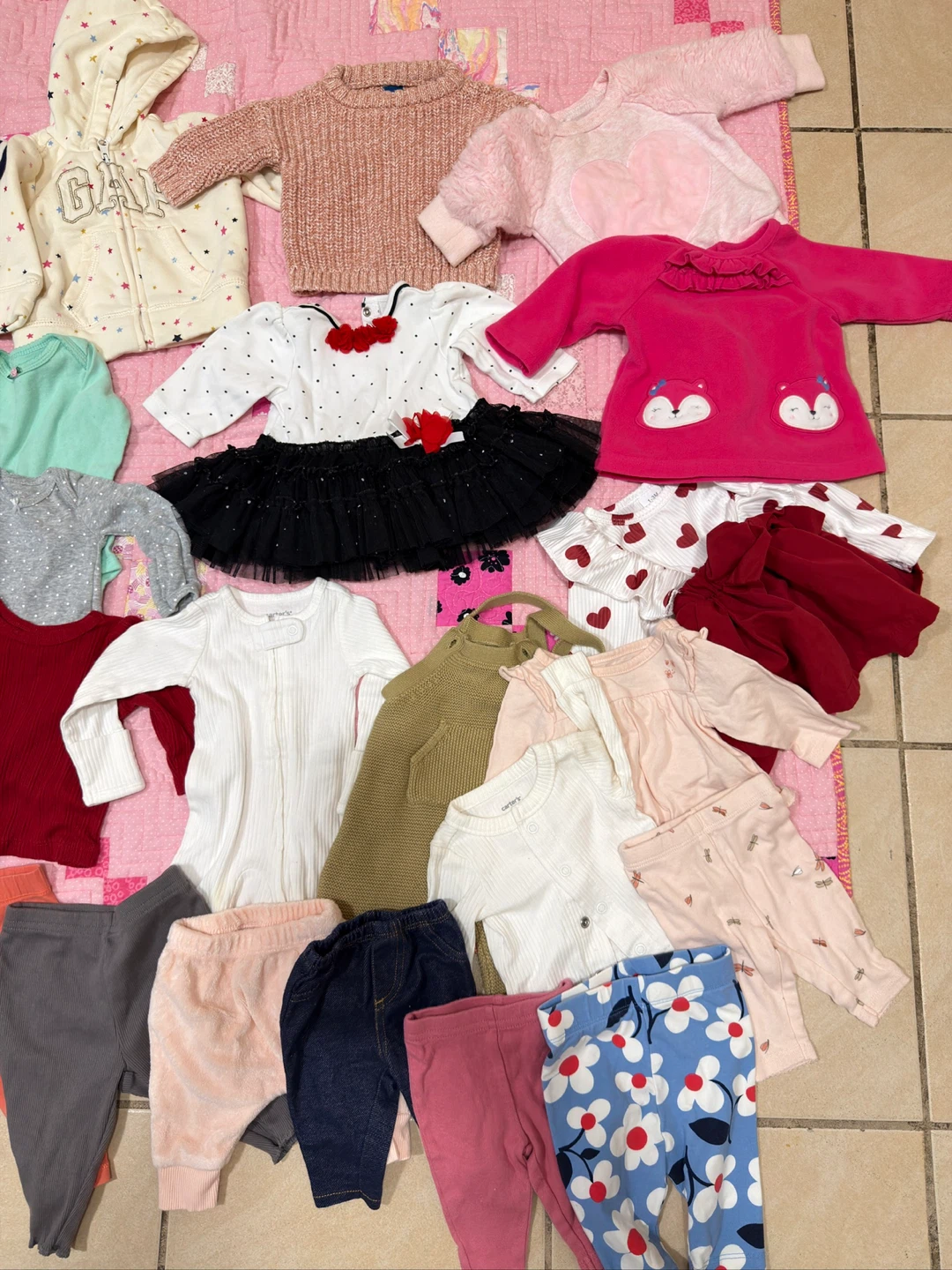 Baby girl winter clothes - NB / 0-3 months - photo 3