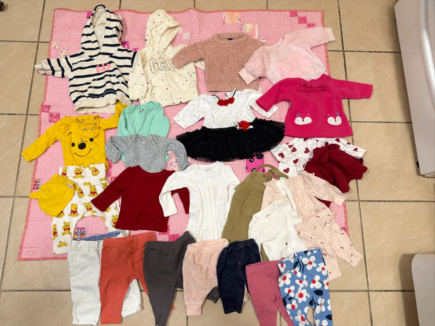 Baby girl winter clothes - NB / 0-3 months