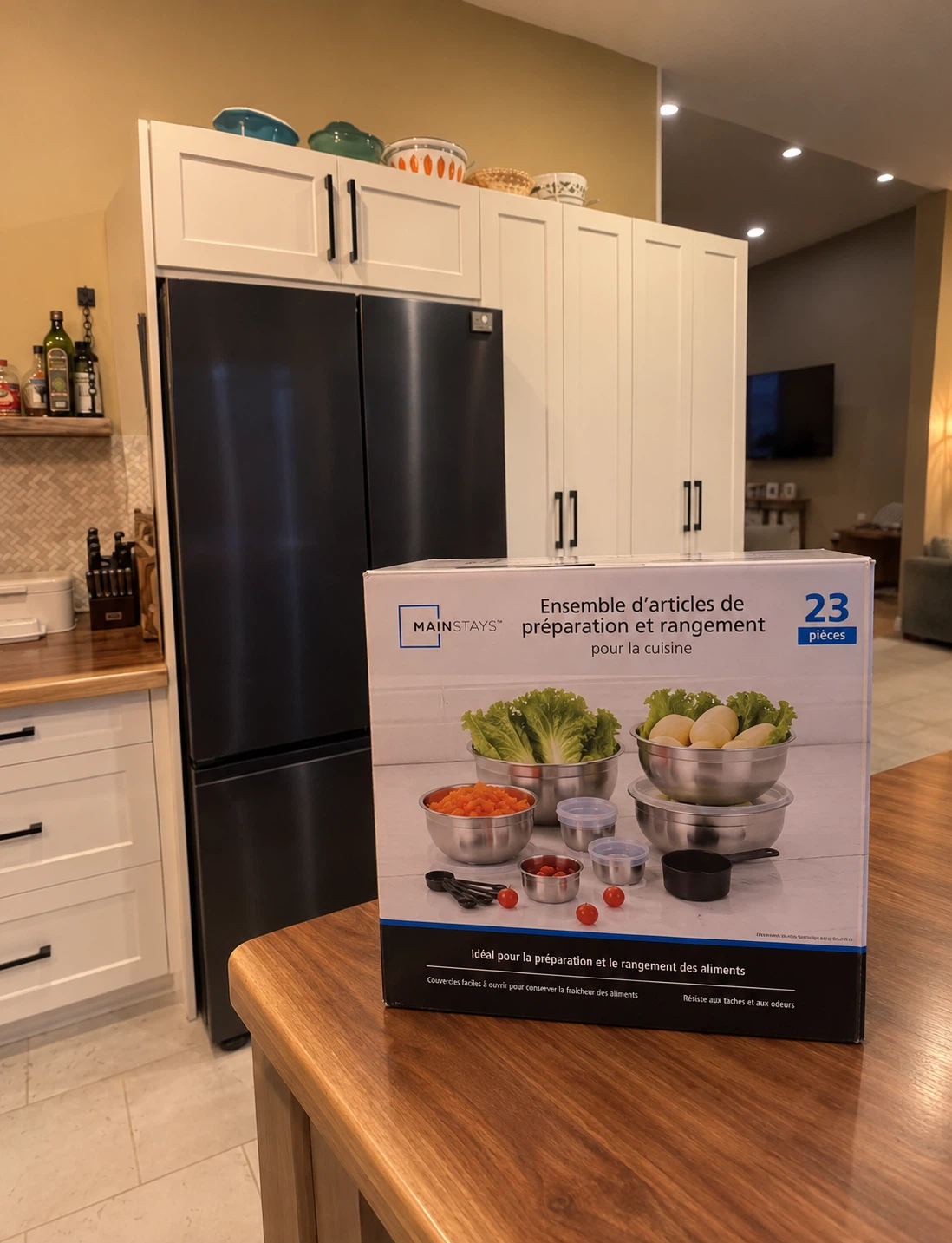 Stainless Steel 23-Piece Kitchen Prep and storage set