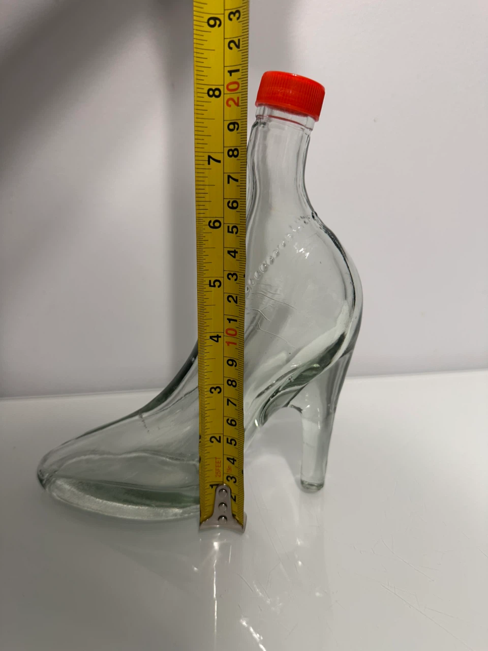 Vintage Glass high-heel shoe bottle - photo 5